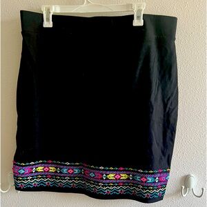 Torrid Embroidered Skirt